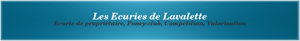 Les Ecuries de Lavalette